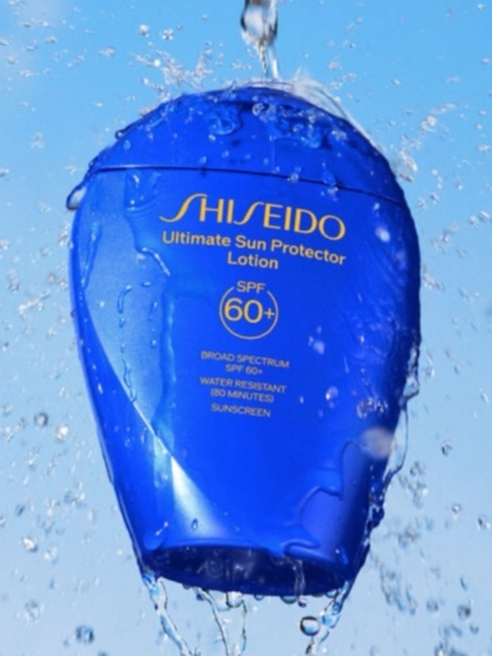 Shiseido Ultimate Sun Protector Lotion SPF 60+ — Blue